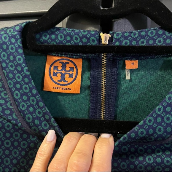 Tory Burch Silk Print Dress Size M - Picture 4 of 9